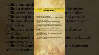 10 astuces psycho