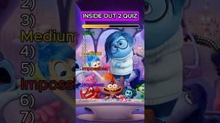 Are you a Inside Out 2 fan? Name these emotions???????? #shorts #quiz #trivia